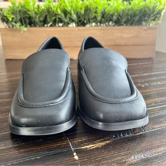 OPEN EDIT Blayke Loafer In Black Faux Leather Size 6.5 NEW - Picture 9 of 16